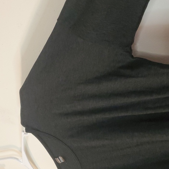 Beyond Yoga Longsleeve Top Size Small Heathered Grey Yoga Pilates Soft Stretchy - Picture 2 of 10